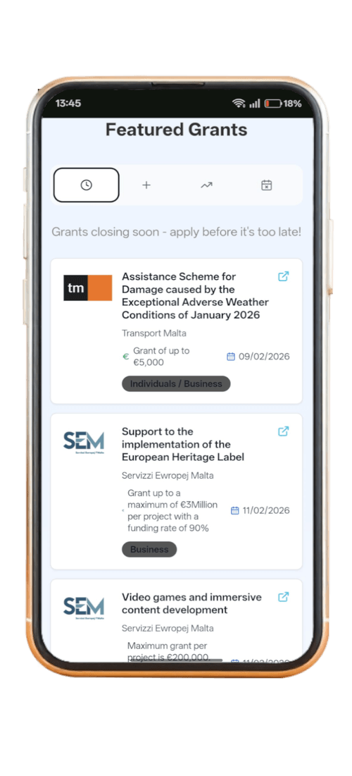 grants.mt app screenshot